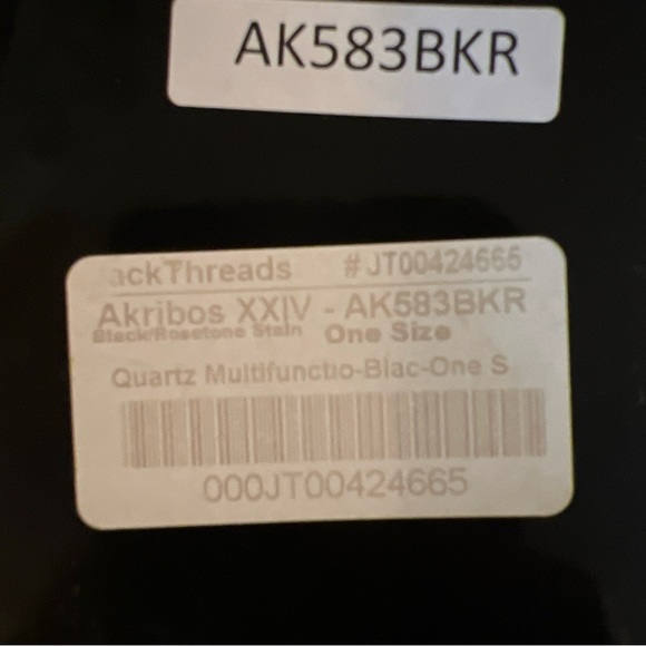 AKRIBOS XXIV MEN'S WATCH - STAINLESS STEEL - MULTIFUNCTION - AK583BKR - HEAVY - Picture 13 of 13